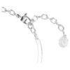 Bracelet Symbolica à coupe ronde, pavé, fer à cheval, bleu, plaqué rhodium Bracelet Symbolica à coupe ronde, pavé, fer à cheval, bleu, plaqué rhodium