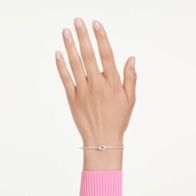 Bracelet Symbolica « Eye », multicolore, plaqué or rose