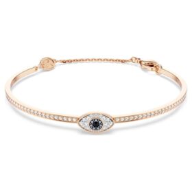 Bracelet Symbolica « Eye », multicolore, plaqué or rose