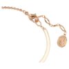Bracelet Symbolica Pavé, fer à cheval, blanc, plaqué or rose Bracelet Symbolica Pavé, fer à cheval, blanc, plaqué or rose