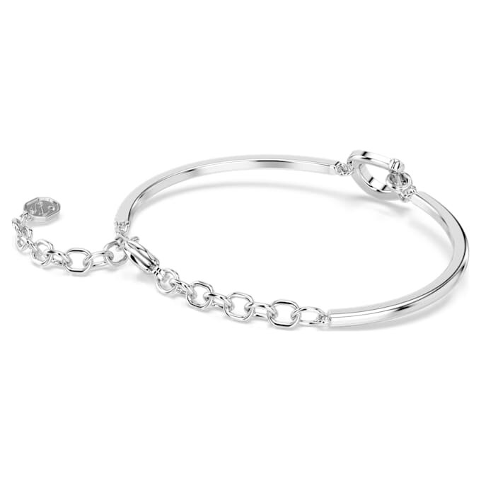 Bracelet Symbolica Pavé, fer à cheval, blanc, plaqué rhodium Bracelet Symbolica Pavé, fer à cheval, blanc, plaqué rhodium