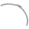 Bracelet tennis « Eternity » en diamants synthétiques, 1,5 ct au total, forme ronde, or blanc 14 carats Bracelet tennis « Eternity » en diamants synthétiques, 1,5 ct au total, forme ronde, or blanc 14 carats