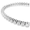 Bracelet tennis Imber Emily, taille ronde, blanc, plaqué rhodium Bracelet tennis Imber Emily, taille ronde, blanc, plaqué rhodium