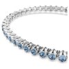 Bracelet tennis Imber Emily, taille ronde, bleu, plaqué rhodium Bracelet tennis Imber Emily, taille ronde, bleu, plaqué rhodium