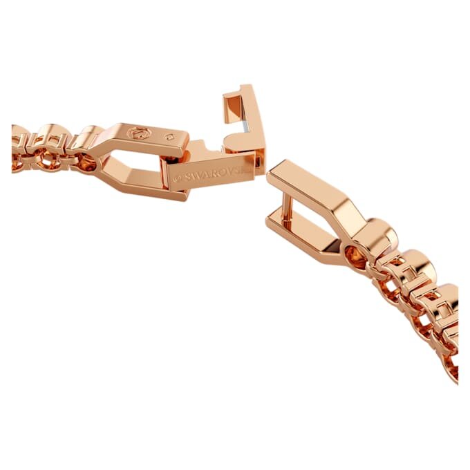 Bracelet tennis Imber Emily, taille ronde, noir, plaqué or rose Bracelet tennis Imber Emily, taille ronde, noir, plaqué or rose