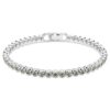 Bracelet tennis Imber Emily, taille ronde, noir, plaqué rhodium Bracelet tennis Imber Emily, taille ronde, noir, plaqué rhodium