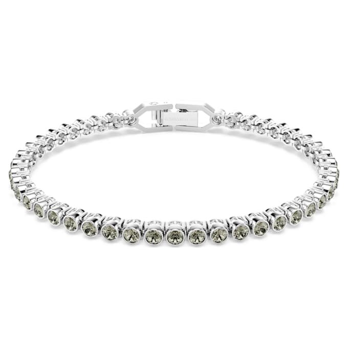 Bracelet tennis Imber Emily, taille ronde, noir, plaqué rhodium Bracelet tennis Imber Emily, taille ronde, noir, plaqué rhodium
