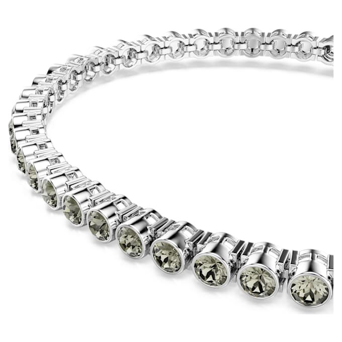 Bracelet tennis Imber Emily, taille ronde, noir, plaqué rhodium Bracelet tennis Imber Emily, taille ronde, noir, plaqué rhodium