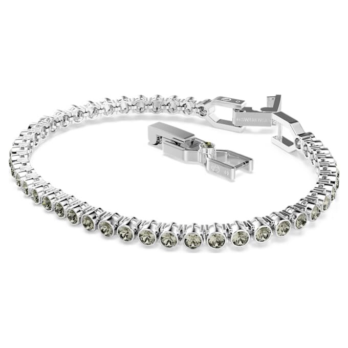 Bracelet tennis Imber Emily, taille ronde, noir, plaqué rhodium Bracelet tennis Imber Emily, taille ronde, noir, plaqué rhodium