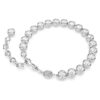 Bracelet tennis Imber, taille ronde, blanc, plaqué rhodium Bracelet tennis Imber, taille ronde, blanc, plaqué rhodium