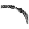 Bracelet tennis Matrix, taille ronde, gris, plaqué ruthénium Bracelet tennis Matrix, taille ronde, gris, plaqué ruthénium