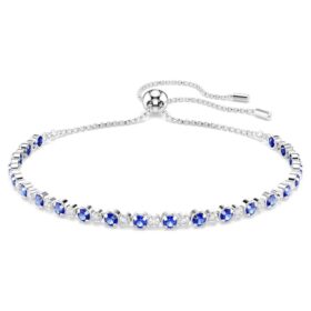 bracelet tennis matrix tailles rondes mlanges bleu plaqu rhodium 2 280x280 - Bracelet tennis Matrix, tailles rondes m&eacute;lang&eacute;es, bleu, plaqu&eacute; rhodium