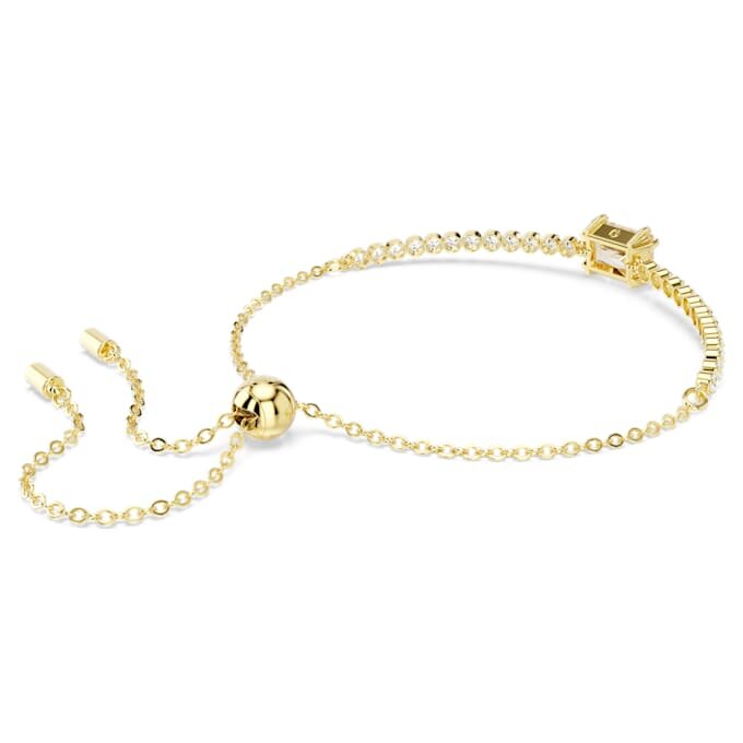 Bracelet tennis Matrix, tailles variées, caramel, plaqué or Bracelet tennis Matrix, tailles variées, caramel, plaqué or