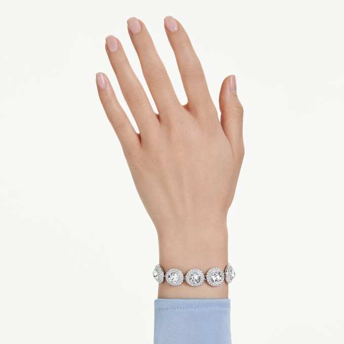 Bracelet Una Angelic blanc, plaqué rhodium Bracelet Una Angelic blanc, plaqué rhodium