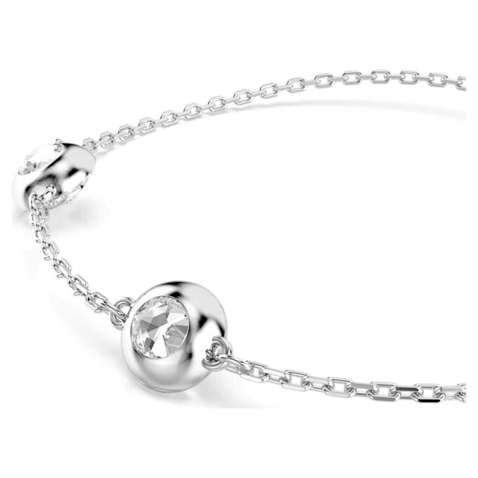 Bracelet Una Angelic à motifs double face taille ronde, blanc, plaqué rhodium Bracelet Una Angelic à motifs double face taille ronde, blanc, plaqué rhodium