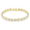 Bracelet Una Angelic, taille ronde, blanc, plaqué or Bracelet Una Angelic, taille ronde, blanc, plaqué or