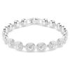 Bracelet Una Angelic, taille ronde, blanc, plaqué rhodium Bracelet Una Angelic, taille ronde, blanc, plaqué rhodium