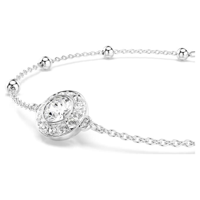 Bracelet Una Angelic, taille ronde, blanc, plaqué rhodium Bracelet Una Angelic, taille ronde, blanc, plaqué rhodium