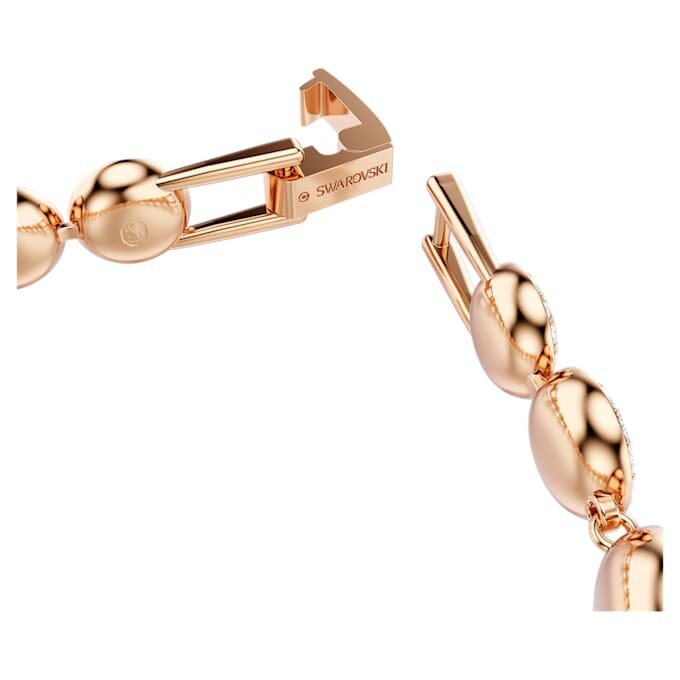 Bracelet Una Angelic, taille ronde, pavé, taille moyenne, blanc, plaqué or rose Bracelet Una Angelic, taille ronde, pavé, taille moyenne, blanc, plaqué or rose