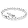 Bracelet Una Angelic, taille ronde, petit, blanc, plaqué rhodium Bracelet Una Angelic, taille ronde, petit, blanc, plaqué rhodium