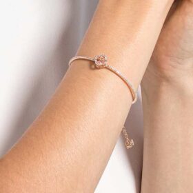 Bracelet Una Clover, rose, plaqué or rose