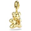 Breloque Idyllia, tailles variées, ours en peluche, teinte dorée, plaqué or Breloque Idyllia, tailles variées, ours en peluche, teinte dorée, plaqué or