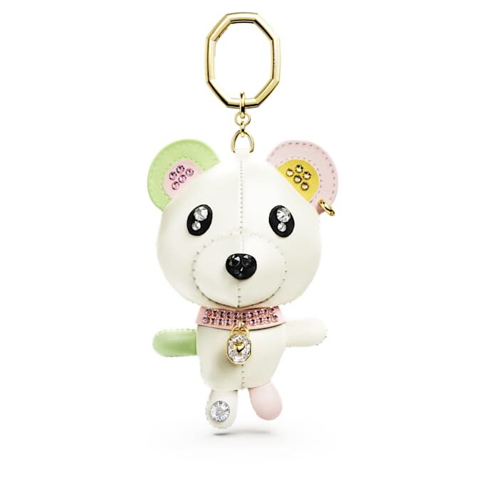 Breloque Teddy Bag Bear, multicolore, plaqué or Breloque Teddy Bag Bear, multicolore, plaqué or