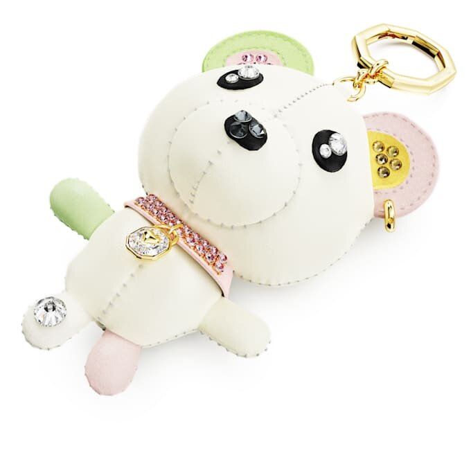 Breloque Teddy Bag Bear, multicolore, plaqué or Breloque Teddy Bag Bear, multicolore, plaqué or