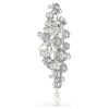 Broche Constella « Crystal Pearl », taille ronde, blanche, plaquée rhodium Broche Constella « Crystal Pearl », taille ronde, blanche, plaquée rhodium