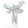 Broche et accessoire pour cheveux Ariana Grande X Swarovski : perle en cristal, tailles variées, libellule, blanc, plaqué rhodium Broche et accessoire pour cheveux Ariana Grande X Swarovski : perle en cristal, tailles variées, libellule, blanc, plaqué rhodium