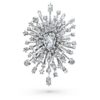 Broche « Galaxy » avec diamants synthétiques de 15,71 carats au total, formes variées, or blanc 18 carats Broche « Galaxy » avec diamants synthétiques de 15,71 carats au total, formes variées, or blanc 18 carats