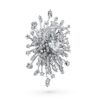 Broche « Galaxy » avec diamants synthétiques de 15,71 carats au total, formes variées, or blanc 18 carats Broche « Galaxy » avec diamants synthétiques de 15,71 carats au total, formes variées, or blanc 18 carats
