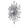 Broche « Galaxy » avec diamants synthétiques de 15,71 carats au total, formes variées, or blanc 18 carats Broche « Galaxy » avec diamants synthétiques de 15,71 carats au total, formes variées, or blanc 18 carats