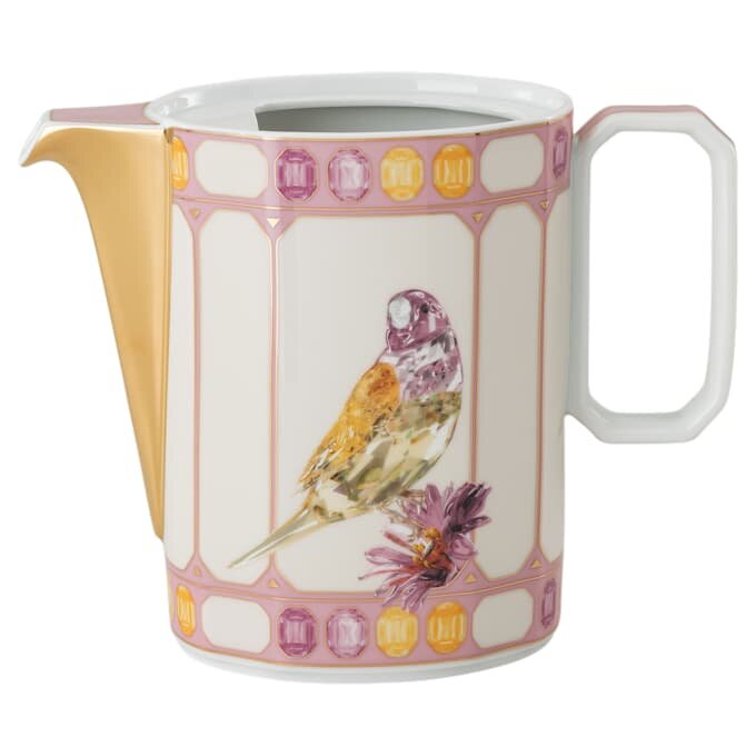 Cafetière Idyllia en porcelaine, motif « Crystal Print », oiseau, multicolore Cafetière Idyllia en porcelaine, motif « Crystal Print », oiseau, multicolore