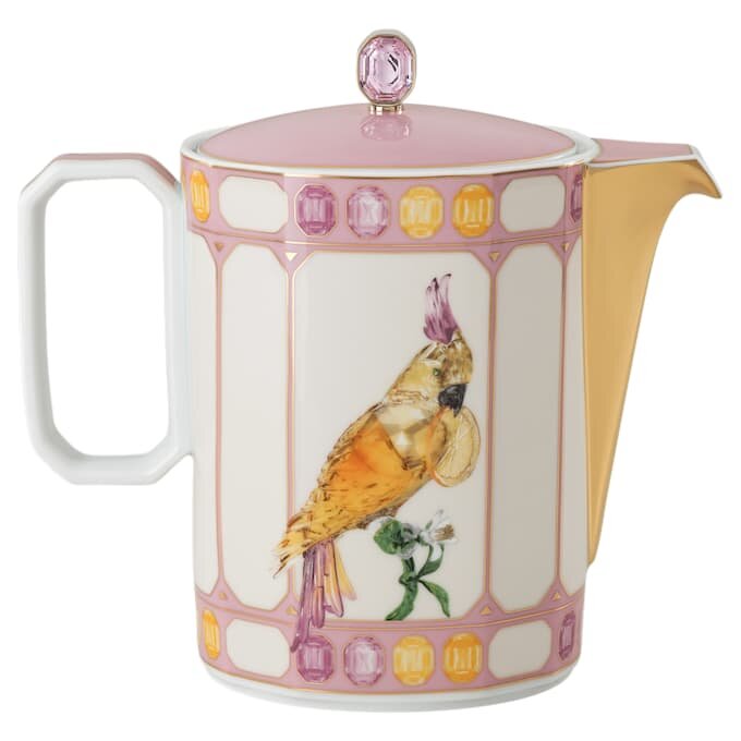 Cafetière Idyllia en porcelaine, motif « Crystal Print », oiseau, multicolore Cafetière Idyllia en porcelaine, motif « Crystal Print », oiseau, multicolore