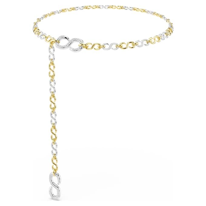 Ceinture Dextera blanche, finition métal mélangé Ceinture Dextera blanche, finition métal mélangé