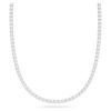 Ceinture Millenia à cristaux carrés, blanche, plaquée rhodium Ceinture Millenia à cristaux carrés, blanche, plaquée rhodium