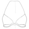 Chaîne de corps Millenia, taille ronde, blanche, plaquée rhodium Chaîne de corps Millenia, taille ronde, blanche, plaquée rhodium