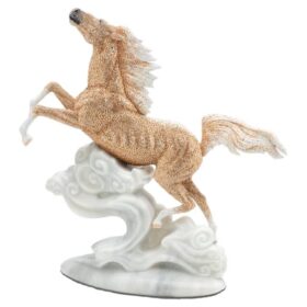 Cheval vaillant Myriad en cristal