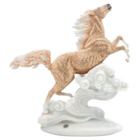 Cheval vaillant Myriad en cristal