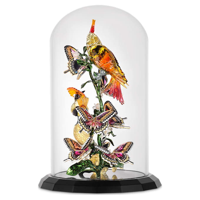Cloche en verre « Idyllia » : oiseaux et papillons Cloche en verre « Idyllia » : oiseaux et papillons