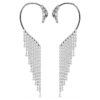 Collection « The Vienna Collection » – Boucles d’oreilles « Swan », blanches, plaquées ruthénium Collection « The Vienna Collection » – Boucles d’oreilles « Swan », blanches, plaquées ruthénium