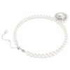 Collier Ariana Grande X Swarovski Perle en cristal, taille cœur, cœur, blanc, plaqué rhodium
