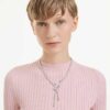 Collier Ariana Grande X Swarovski, tailles variées, libellule, multicolore, plaqué rhodium Collier Ariana Grande X Swarovski, tailles variées, libellule, multicolore, plaqué rhodium