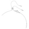 Collier Ariana Grande X Swarovski Y : tailles variées, perle de cristal, cœur, blanc, plaqué rhodium