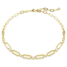 Collier Constella blanc, plaqué or
