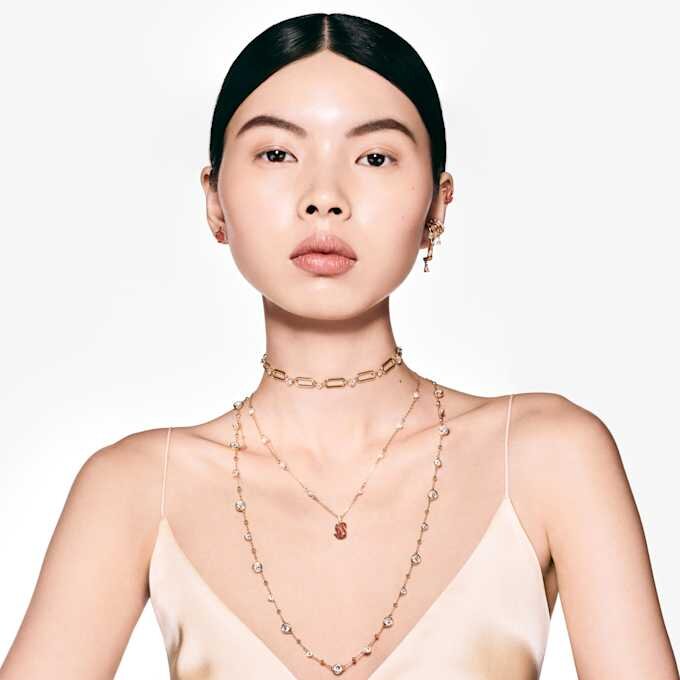 Collier Constella blanc, plaqué or Collier Constella blanc, plaqué or