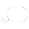 Collier Constella Crystal Pearl, tailles rondes, blanc, plaqué rhodium Collier Constella Crystal Pearl, tailles rondes, blanc, plaqué rhodium