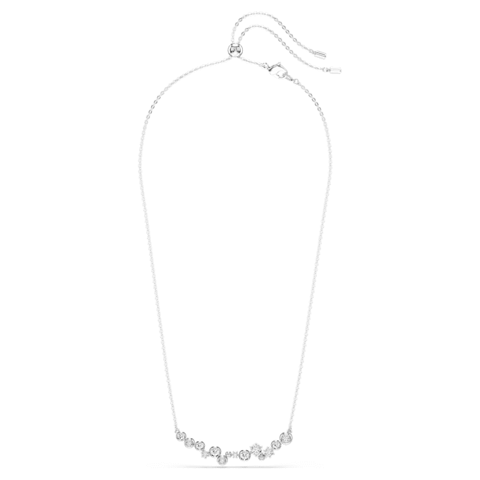 Collier Constella, tailles variées, blanc, plaqué rhodium Collier Constella, tailles variées, blanc, plaqué rhodium
