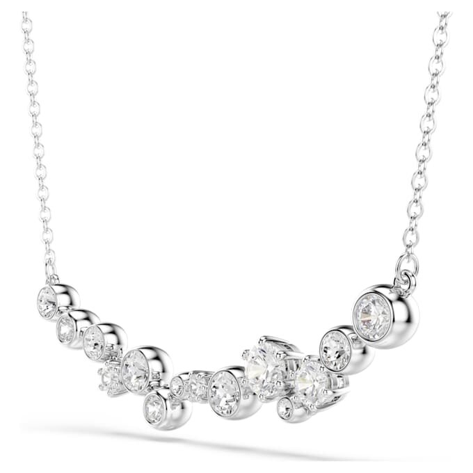 Collier Constella, tailles variées, blanc, plaqué rhodium Collier Constella, tailles variées, blanc, plaqué rhodium